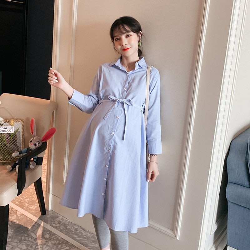 Cotton Maternity Dress – Keven Kosh