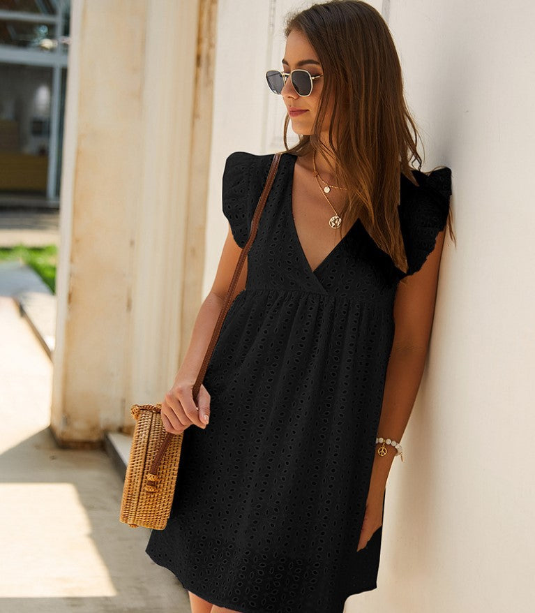 KevenKosh® Lace Summer Dress Dresses KevenKosh® Black XL 