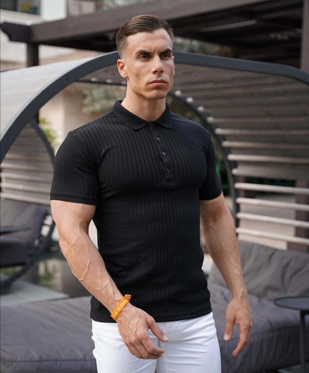 KevenKosh® Slim-Fit Cotton Polo Shirt