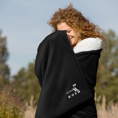 KevenKosh® Premium Sherpa Blanket KevenKosh Black 