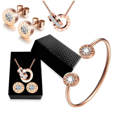 Luxury Jewelry SET KevenKosh® Rose Gold 