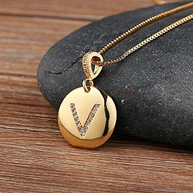 Custom Letter Necklace Pendant KevenKosh® V 
