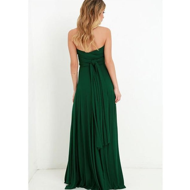 Multiway Wrap Maxi Gown KevenKosh® Green S 