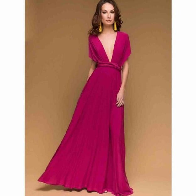 Multiway Wrap Maxi Gown KevenKosh® Mei Red S 