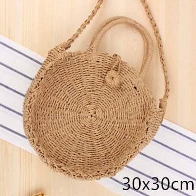 Handmade Casual Beach Bag KevenKosh® Brown L 