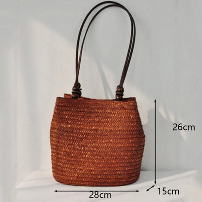 Handmade Casual Beach Bag KevenKosh® Brown 