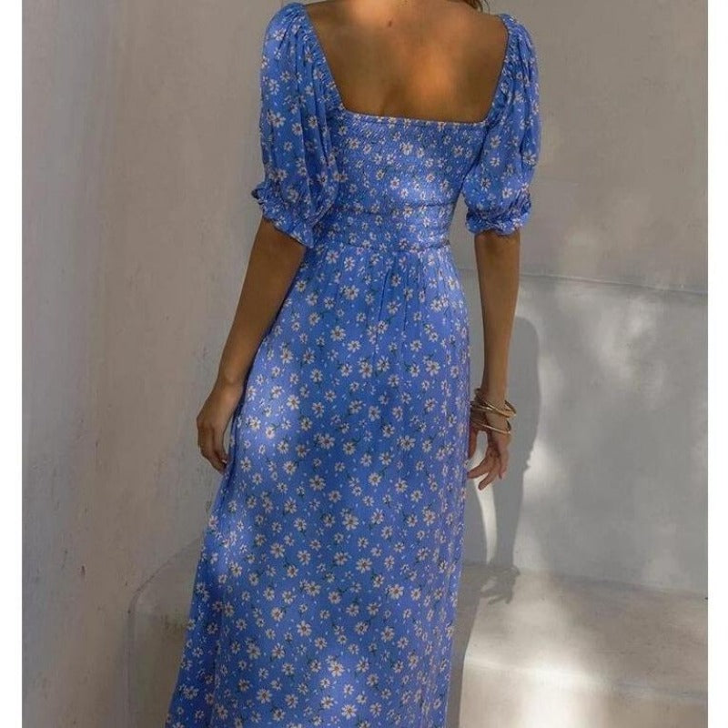 Vintage Puff Short Sleeve Midi Dress KevenKosh® 