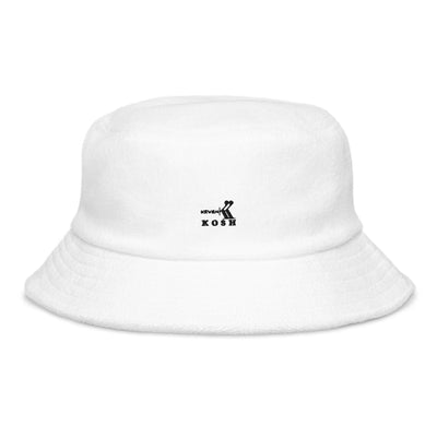 KevenKosh® Terry Cloth Bucket Hat KevenKosh White 