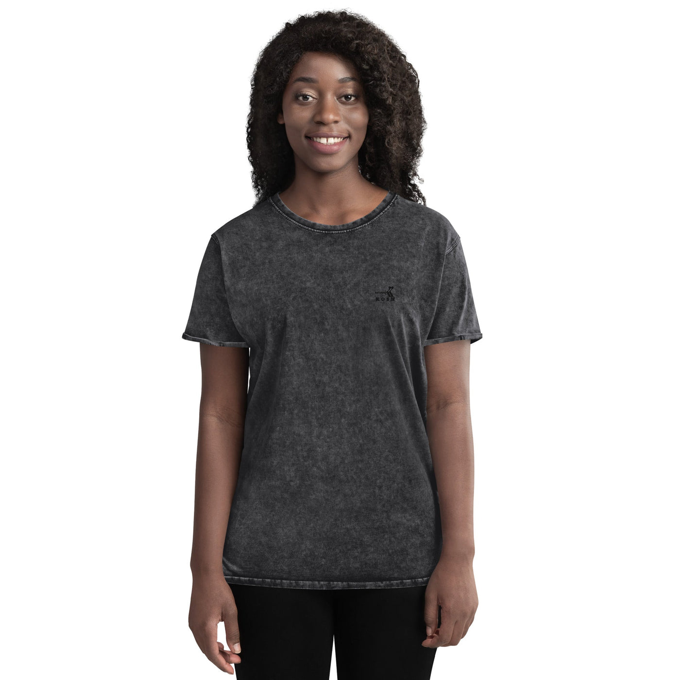 KevenKosh ® Denim T-Shirt Women KevenKosh Black S 