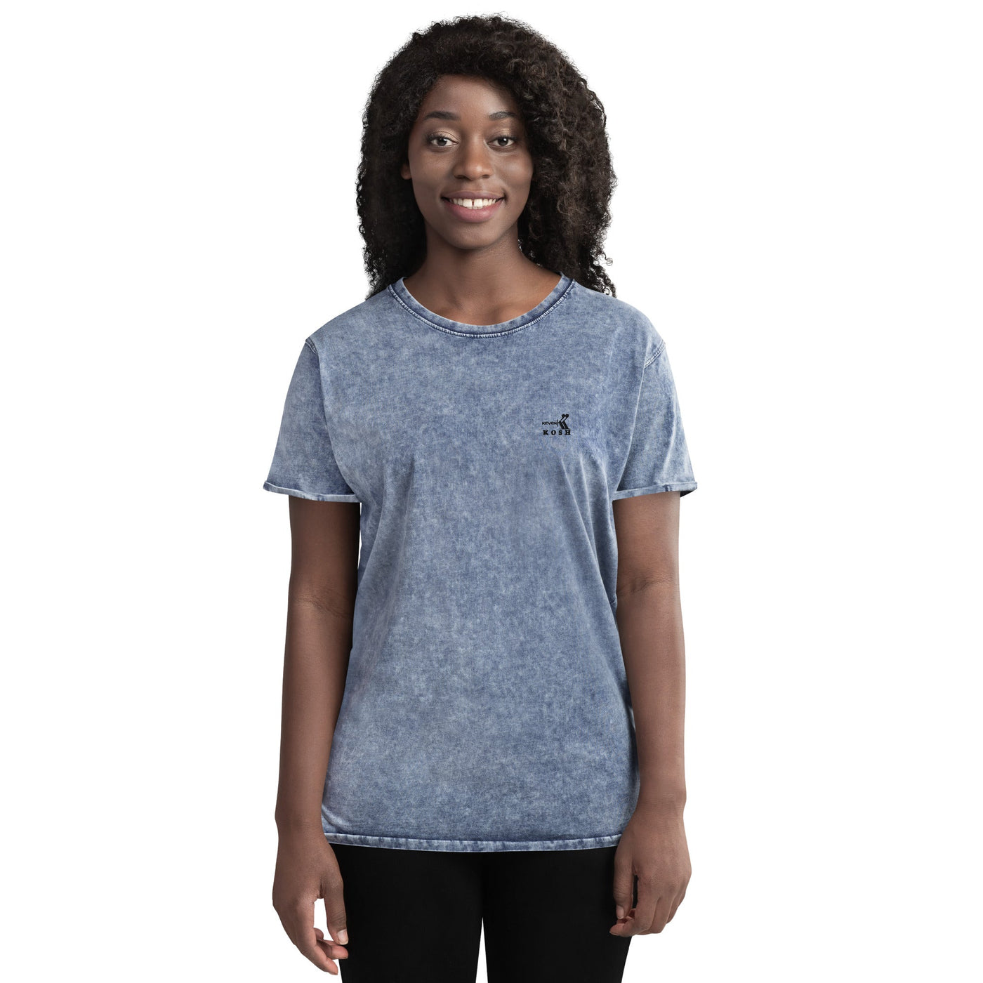 KevenKosh ® Denim T-Shirt Women KevenKosh Denim Blue S 