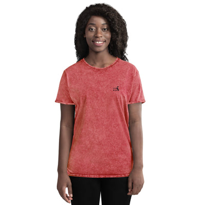 KevenKosh ® Denim T-Shirt Women KevenKosh Garnet Red S 