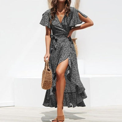 Summer Beach Maxi Dress KevenKosh® Black XXL 